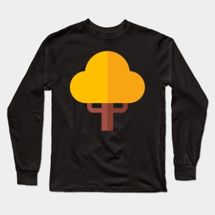 autumn tree icon Long Sleeve T-Shirt